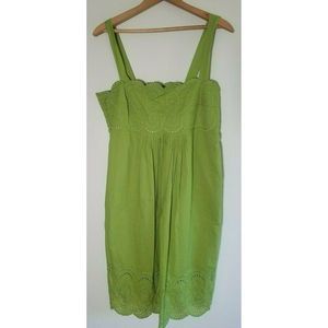NEW YORK & COMPANY Strapless Eyelet Sundress NWT!